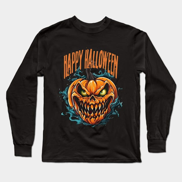 Halloween Long Sleeve T-Shirt by MckinleyArt